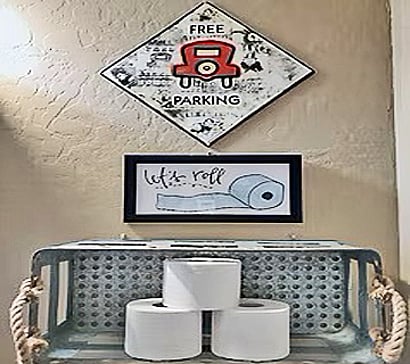 1940's MONOPOLY 2nd 3/4 Bath. With a "Go to Jail" shower stall! 
