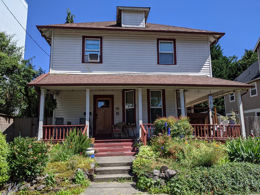 Beautiful front porch perfect for sitting and people-watching