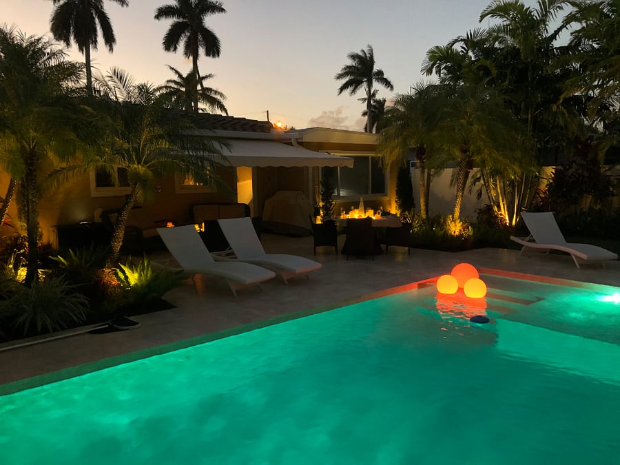 Evening in paradise