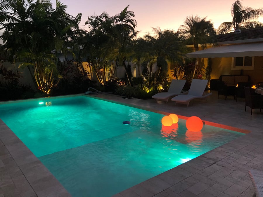 Evening in paradise
