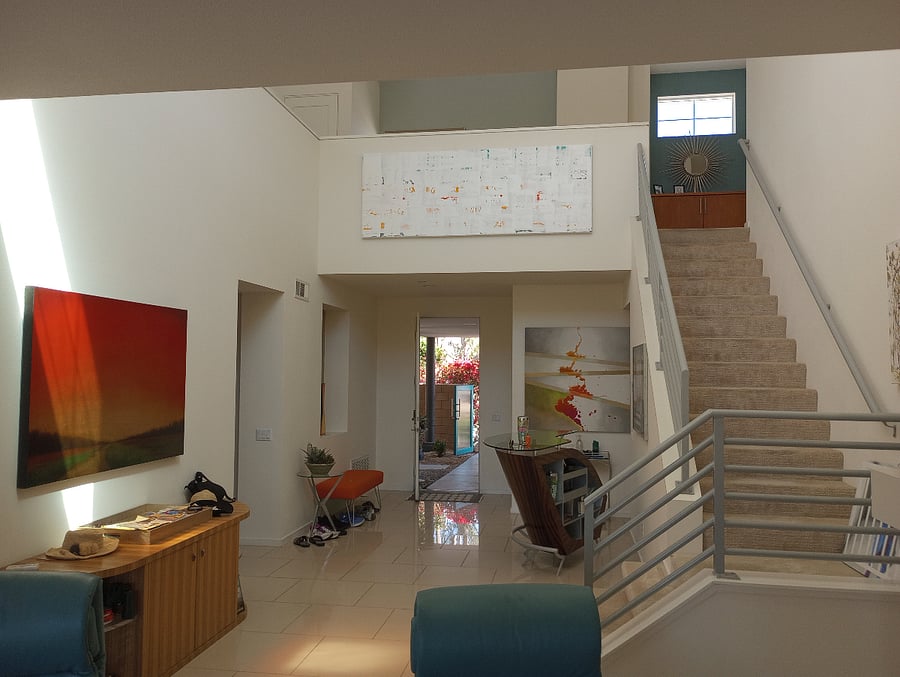 ENTRY AND STAIRWAY TO UPPER,BAR