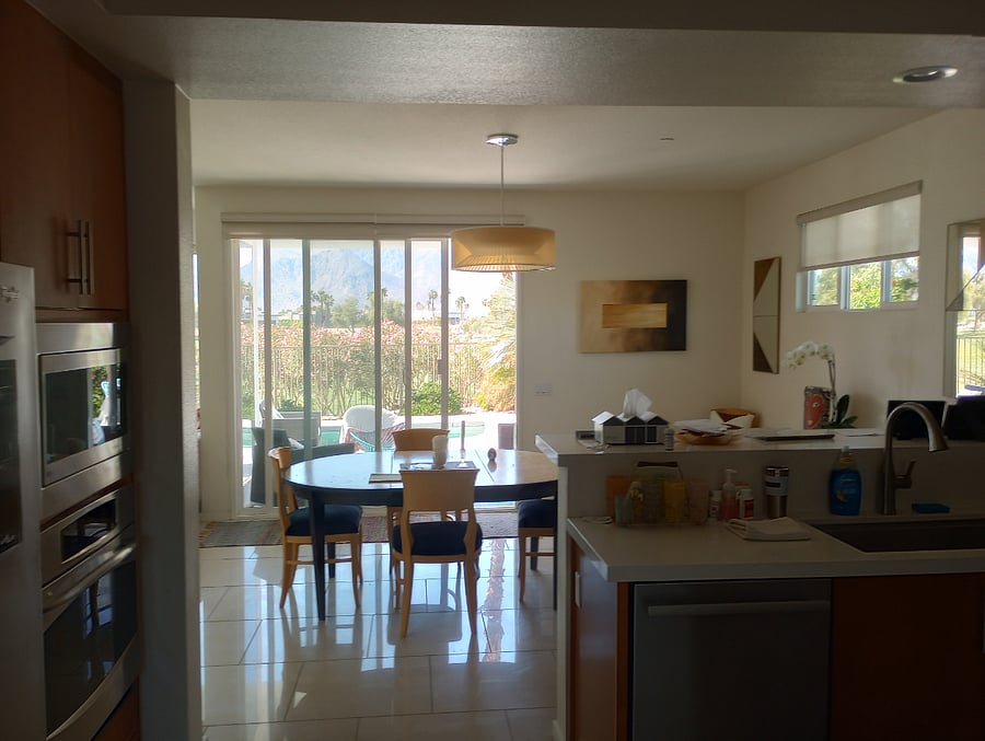 KITCHEN TO DINING AND POOL