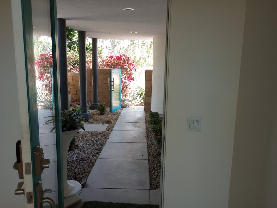 ENTRY THRU COURTYARD