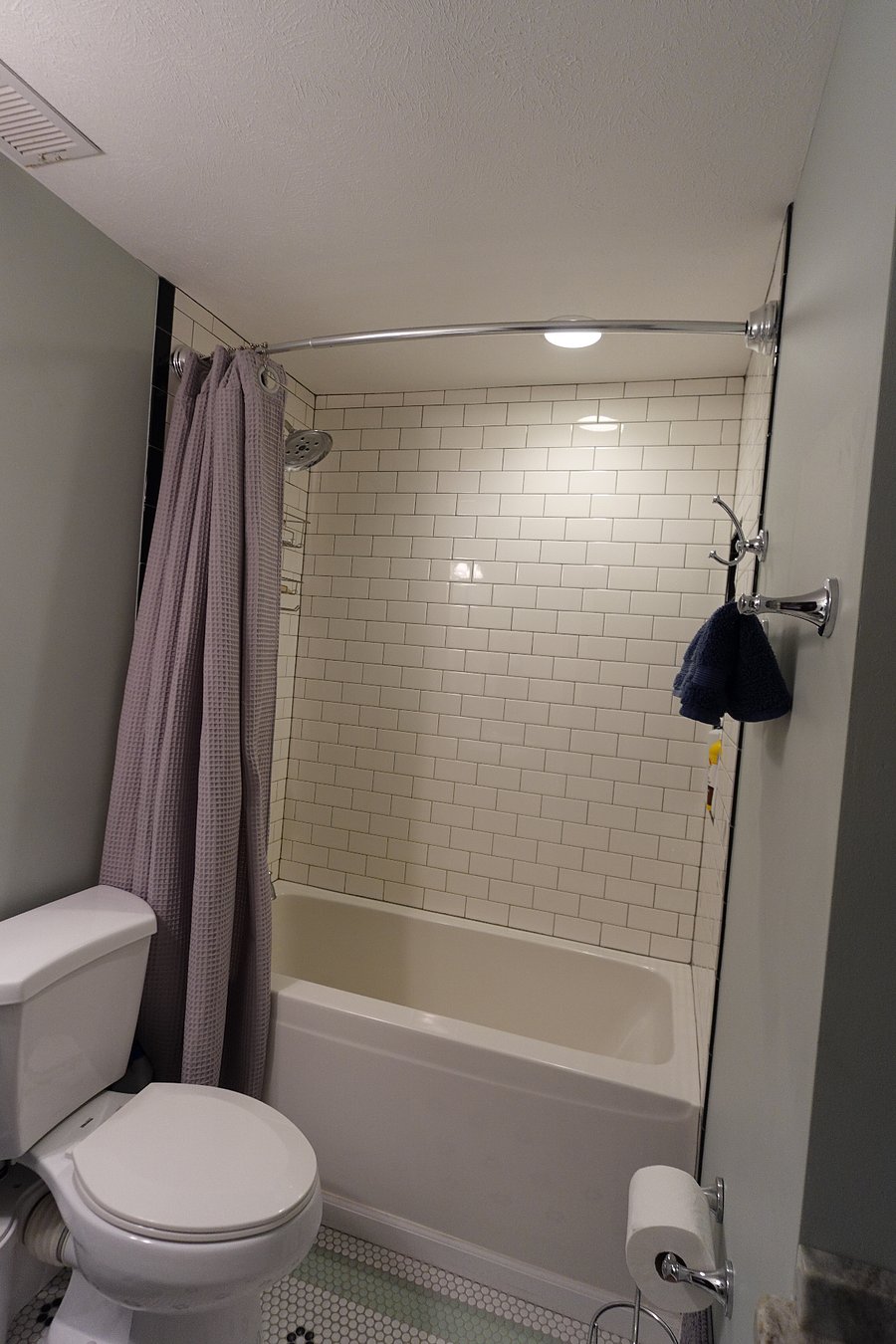 En suite bathroom attached to exercise room