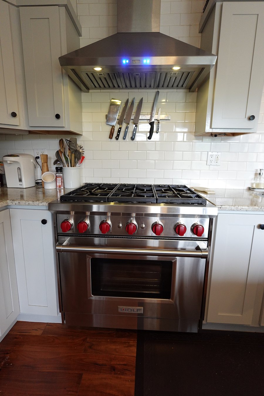 6-burner Wolf range