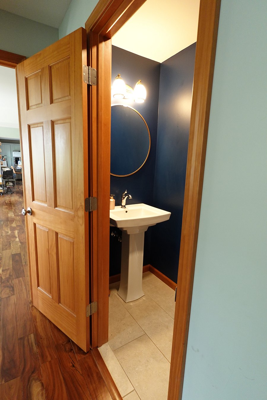 Downstairs half bath