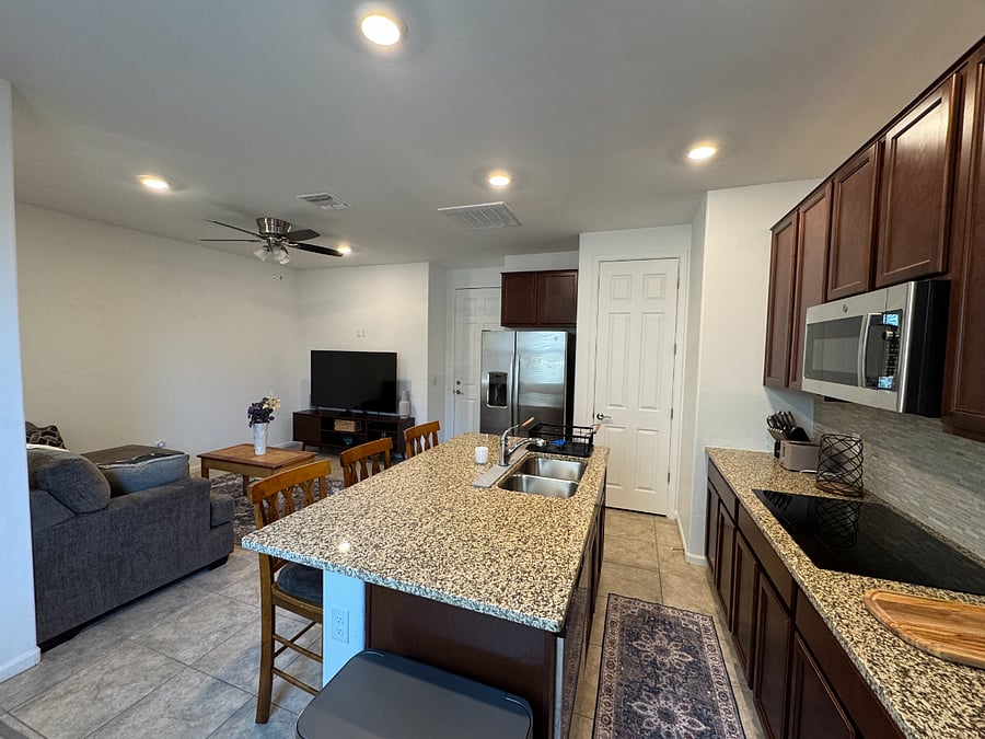 Casita kitchen/living room