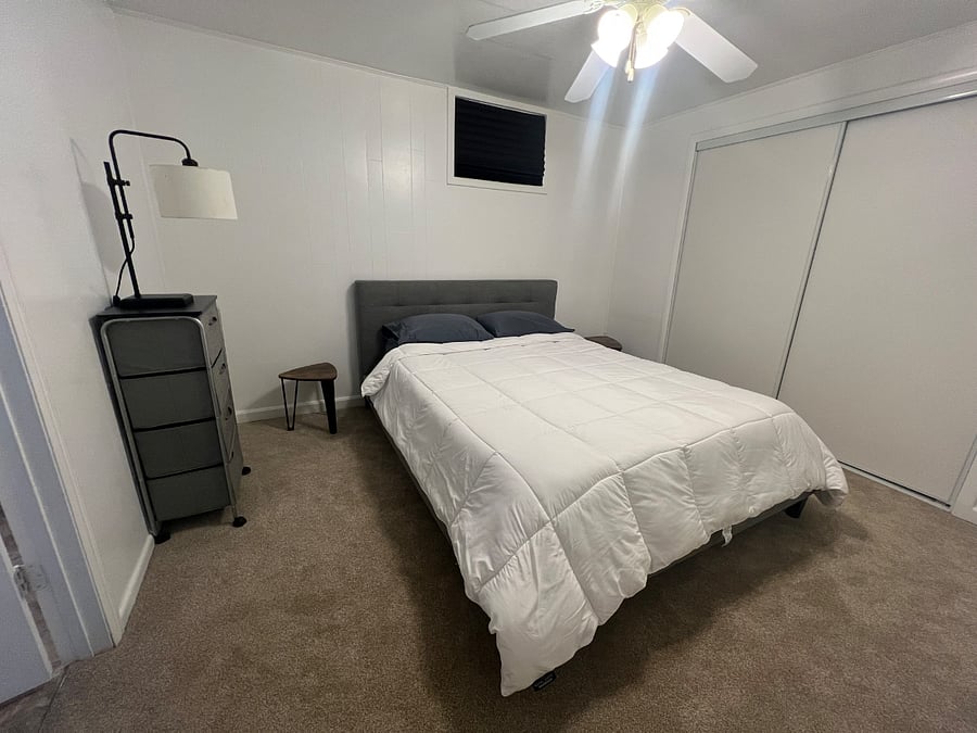 Quiet, dark, and peaceful bedroom