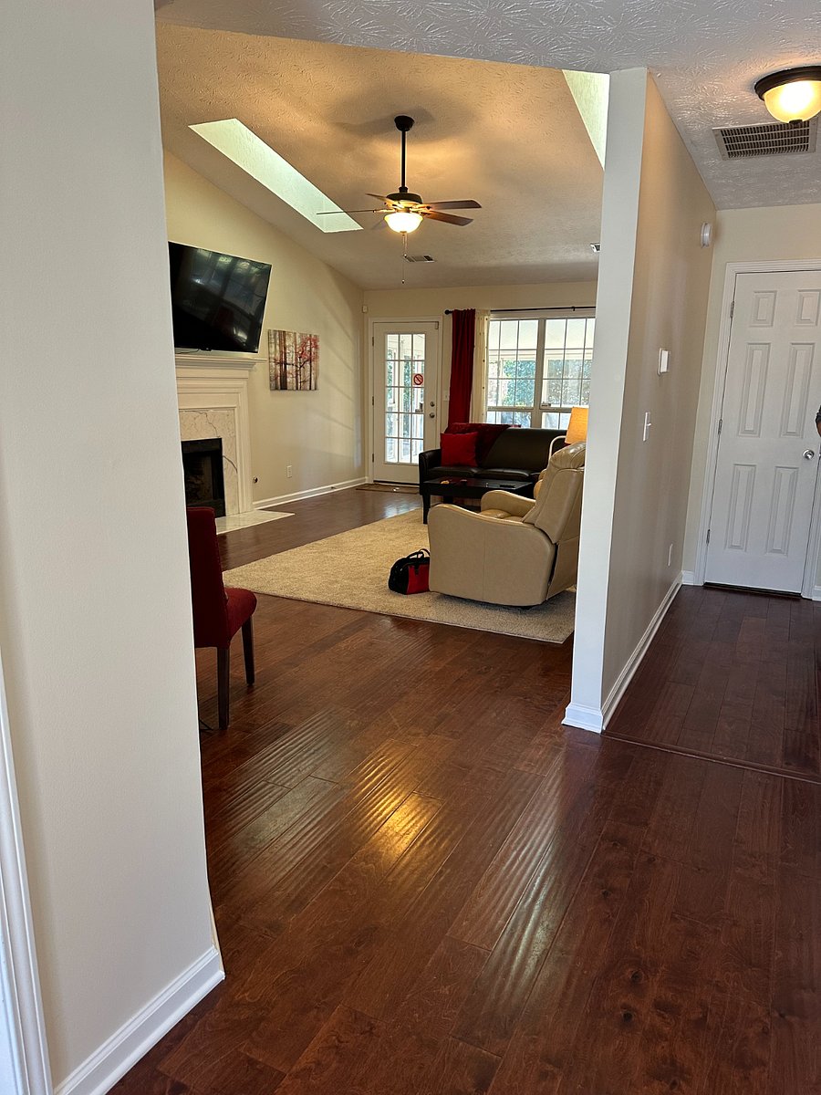 View from the front entrance