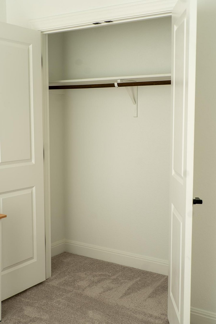 Bedroom 2- opened closet 