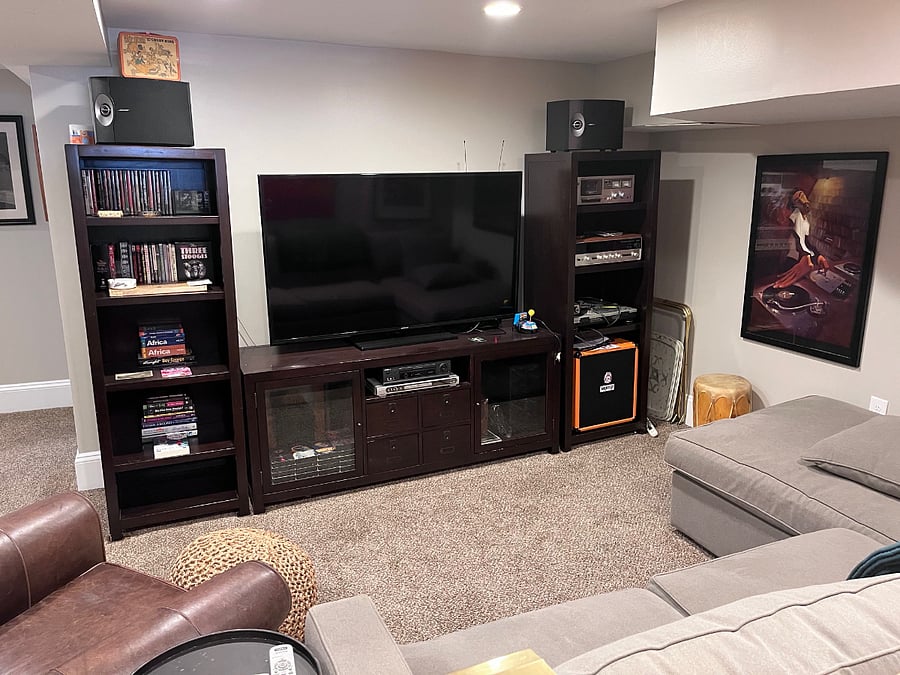 Basement TV.