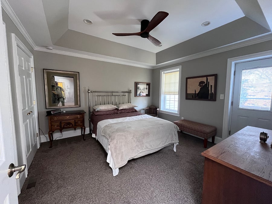 Upstairs Bedroom (with outside porch).