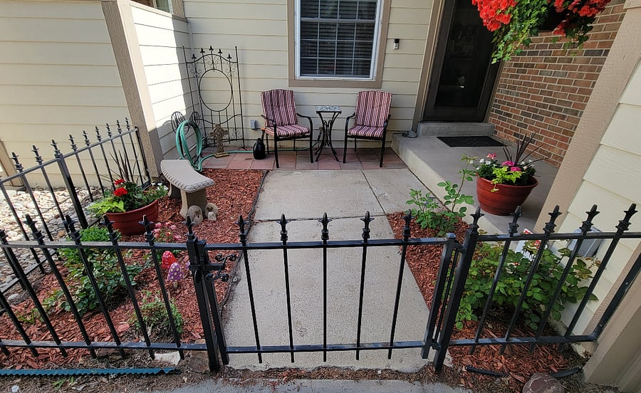 Shared Front Patio