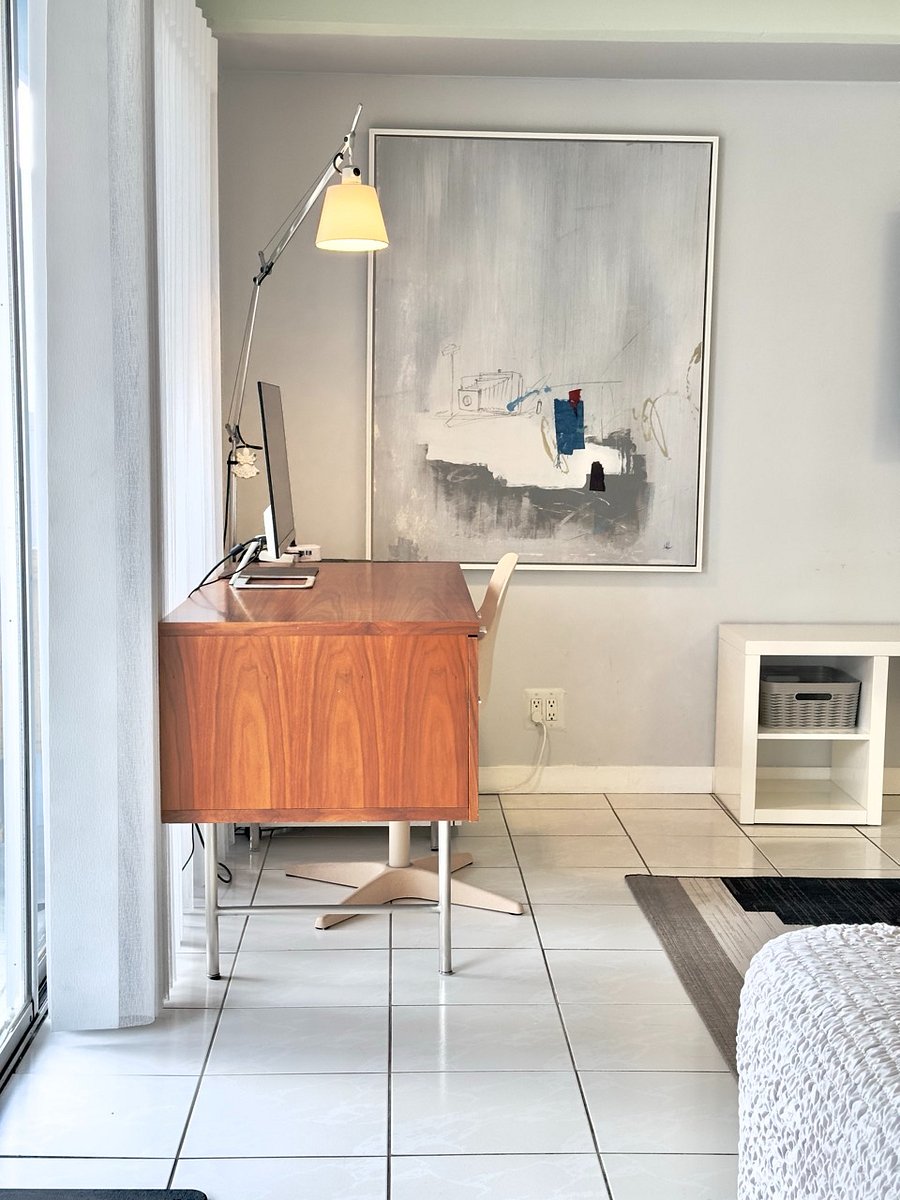 Office Desk in Living Room