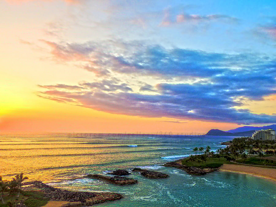 Sunset at the Lagoons