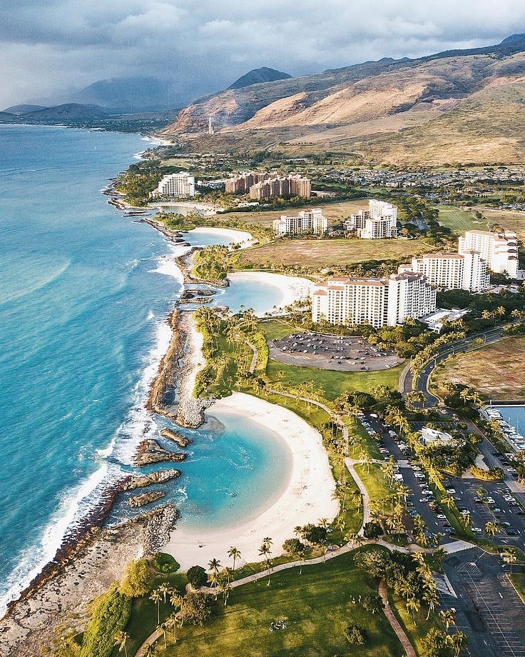 Ariel view of the 4 lagoons