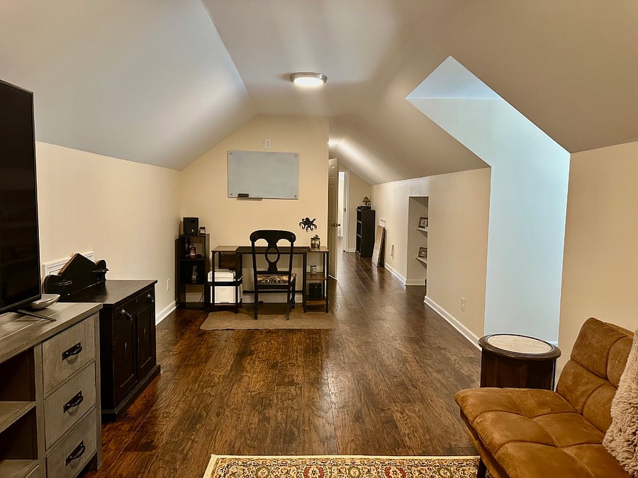 Your own personal space for watching TV or getting work done.