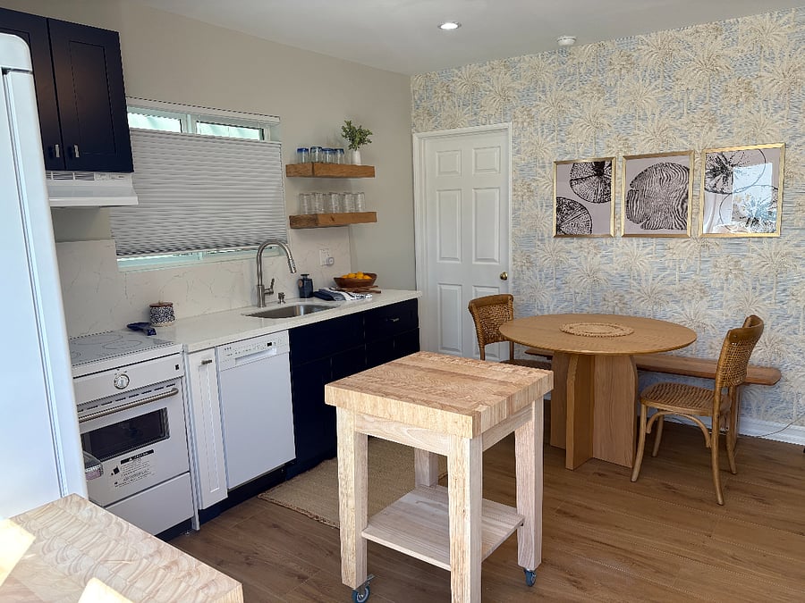 use rolling carts to customize your cooking area