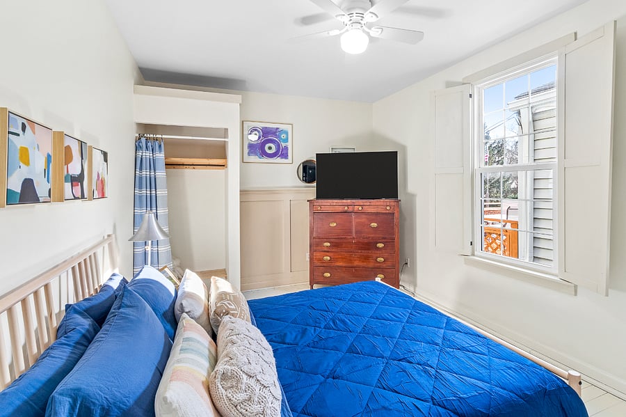 Primary bedroom, sleeps two