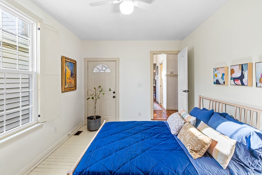 Primary bedroom, sleeps two