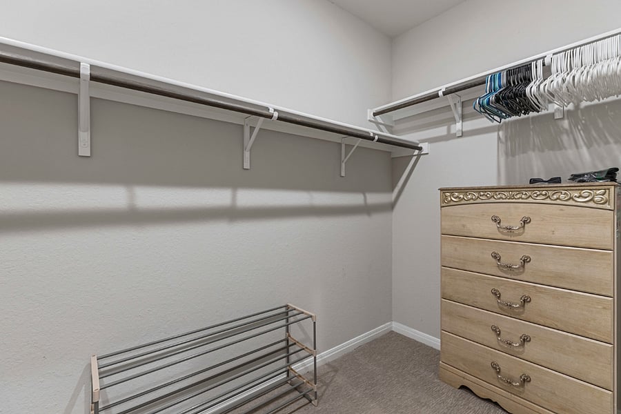 Walking Closet in the primary bedroom ensuite bathroom