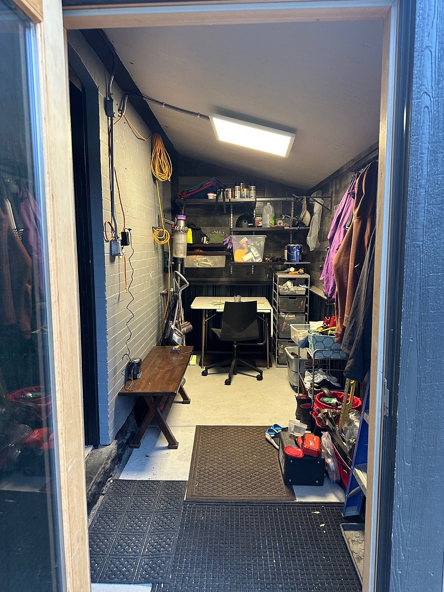 Back porch / mud room