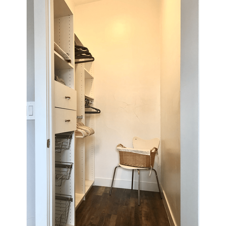 Closet - one in each bedroom