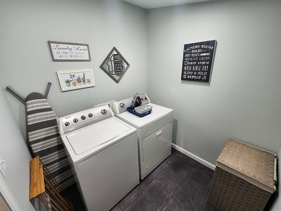 First floor laundry room