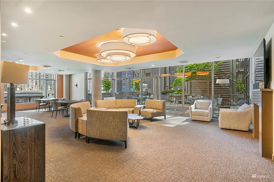 Living Room in the 6th Floor Common Area