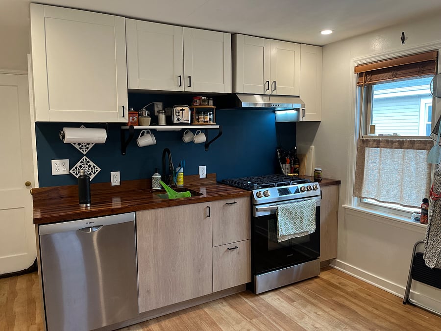 Small fully equipped kitchen