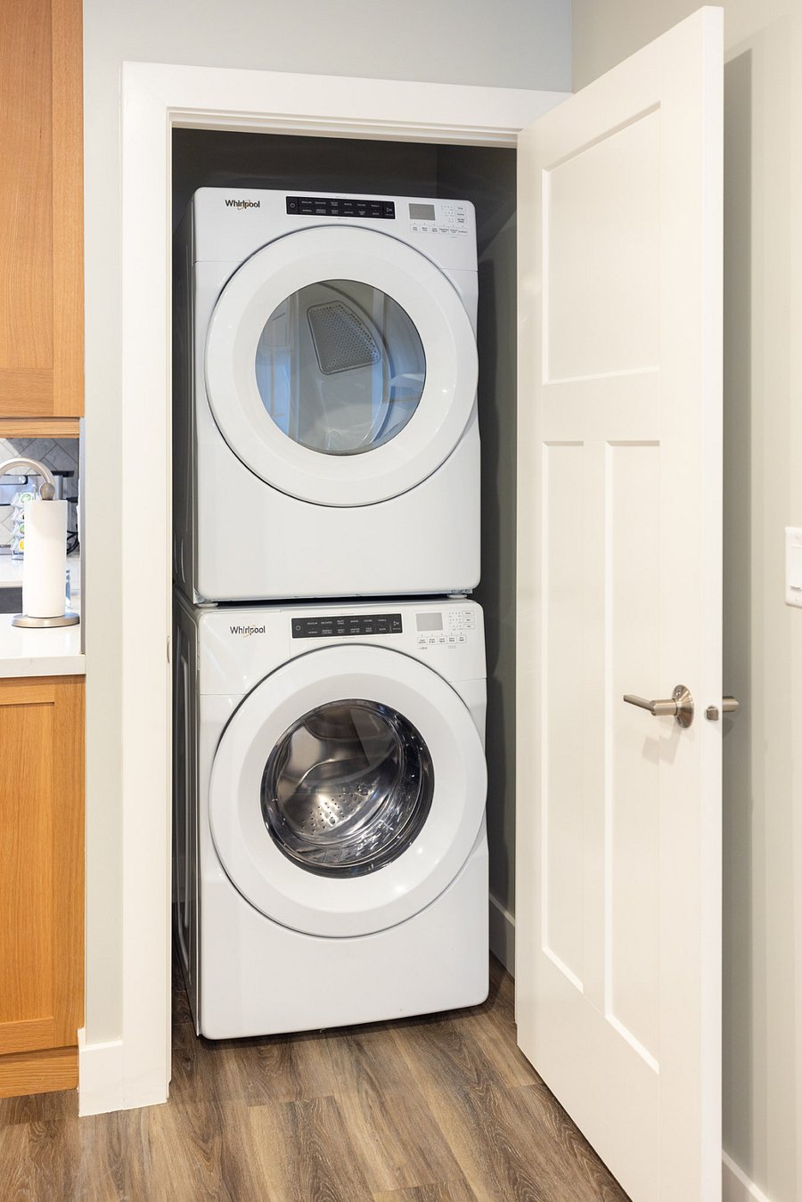 Washer and dryer in unit