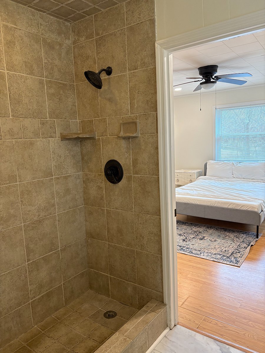 Primary bathroom with shower