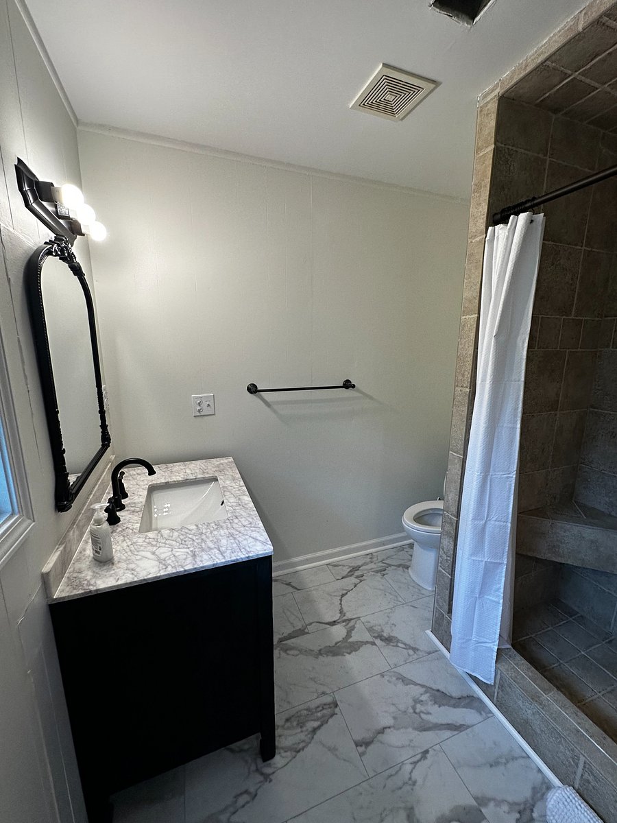 Primary bathroom with shower