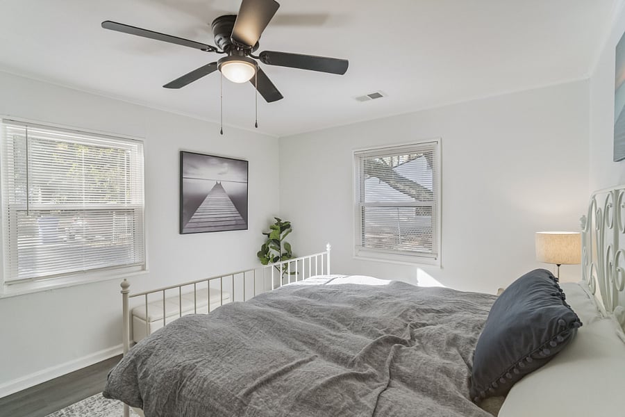 master bedroom. king bed