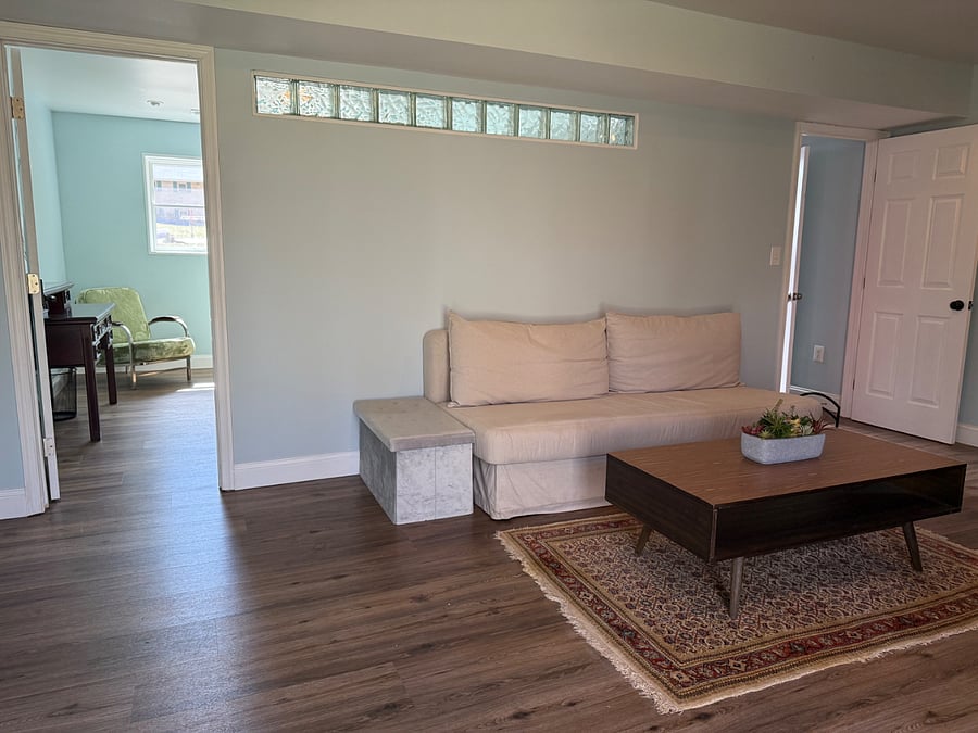 Family room with Smart TV