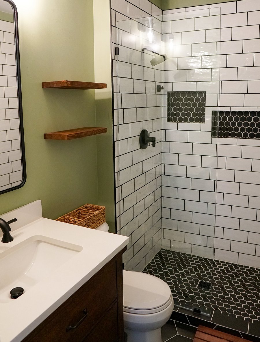 primary bathroom on 2nd floor; recently remodeled