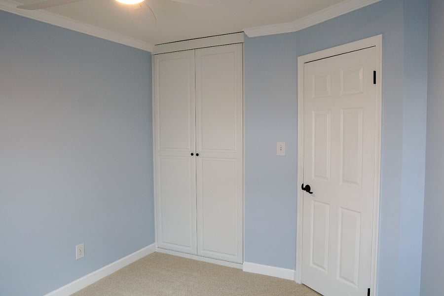 2 of 2 spare bedrooms on 2nd floor, view of reach in closet