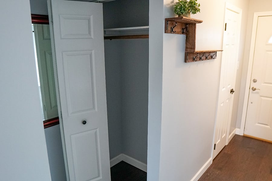 main floor coat closet