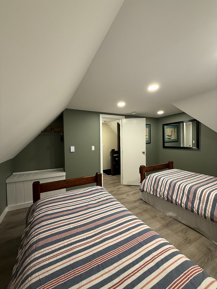 Back Bedroom Second Floor - Twin beds can be converted to King with topper.