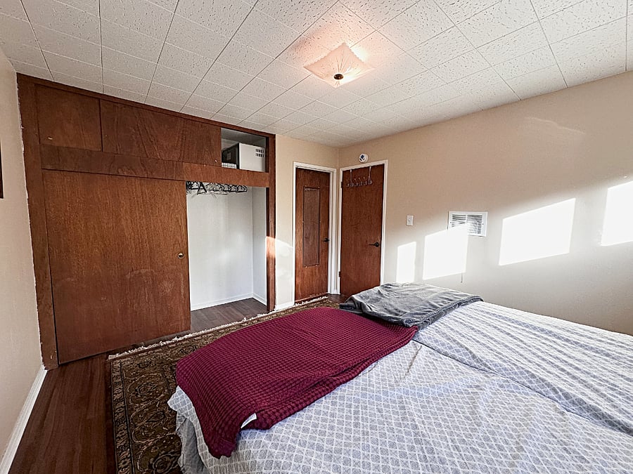 Imagine two twin beds joined together to create a cozy, spacious bed.