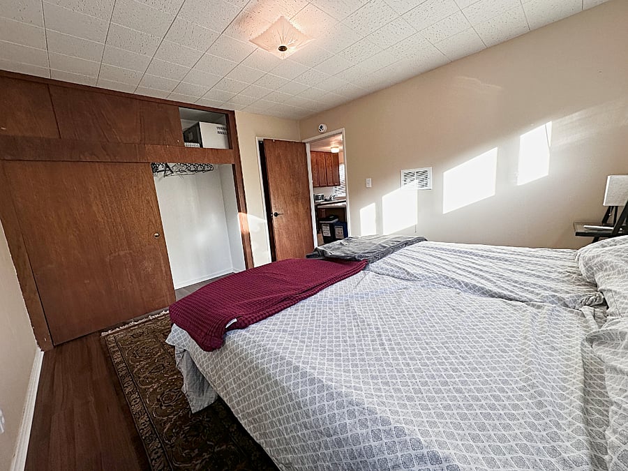Imagine two twin beds joined together to create a cozy, spacious bed.