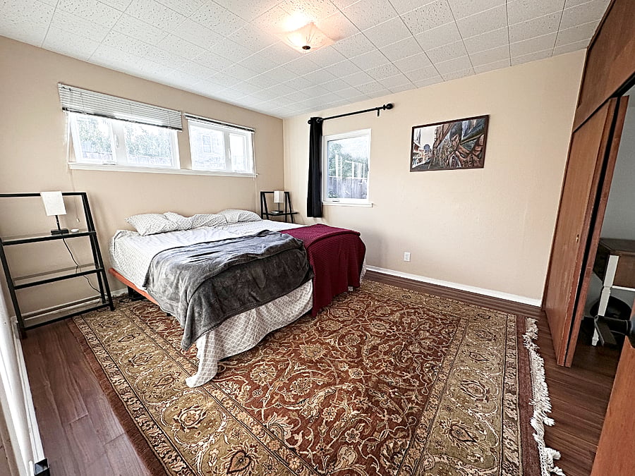Imagine two twin beds joined together to create a cozy, spacious bed.