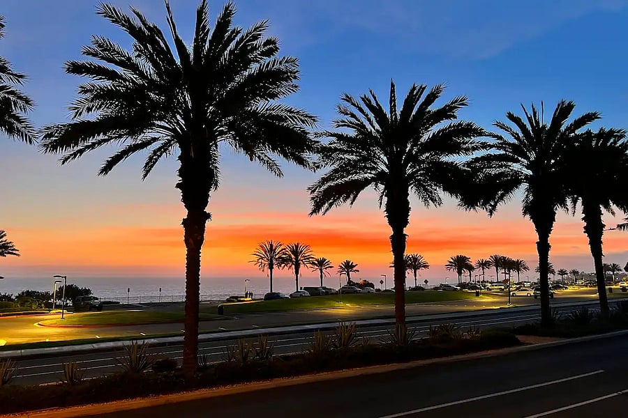 Front patio sunset views