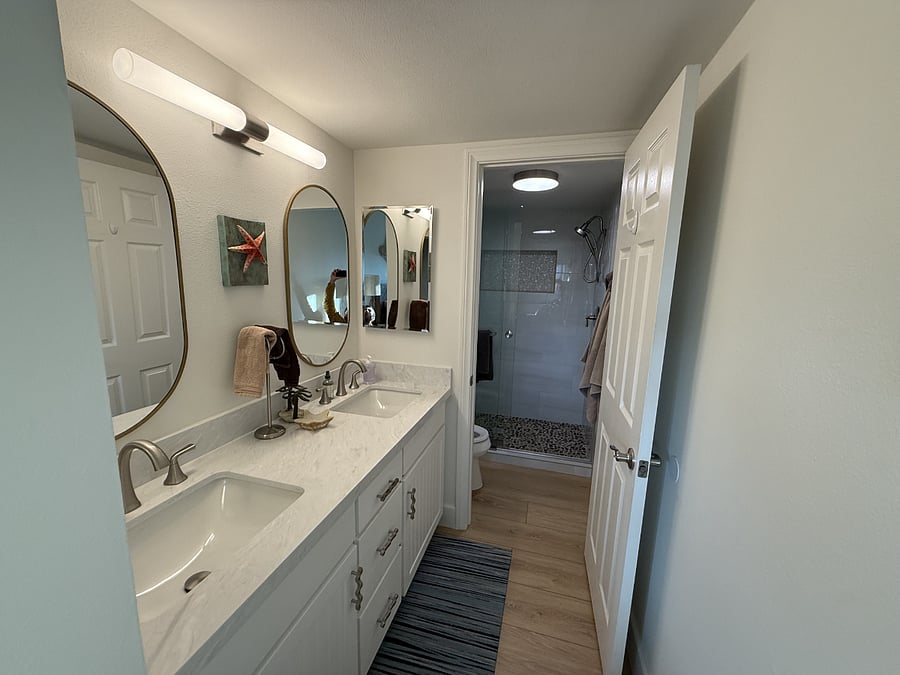 Primary Bedroom Double sink vanity