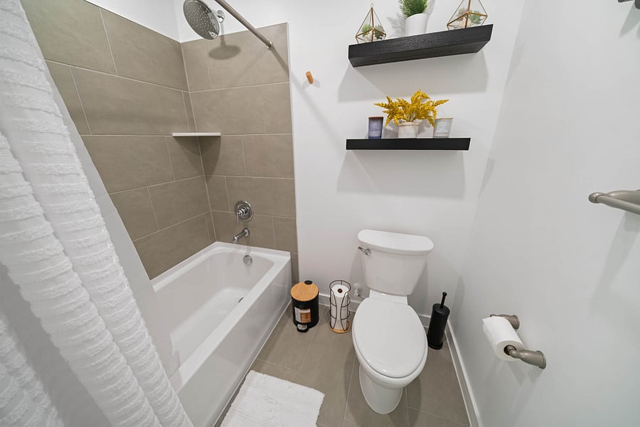 Shared bathroom