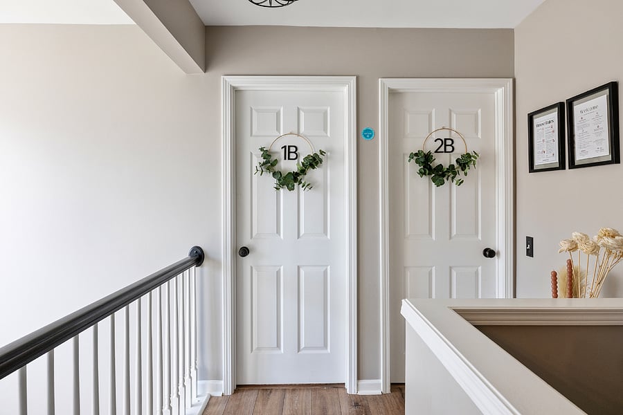 room entry (upstairs)