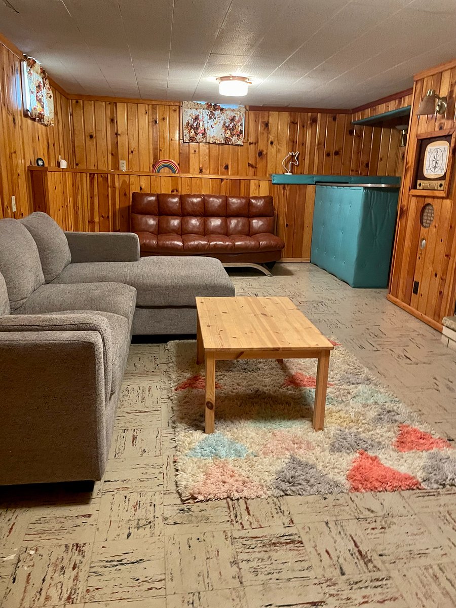 Lower Floor, couch folds down