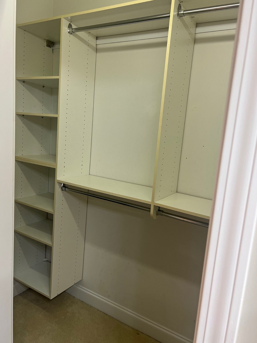 Walk in closet Plenty of storage