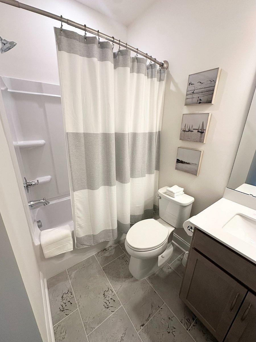 Hall bathroom on third floor 