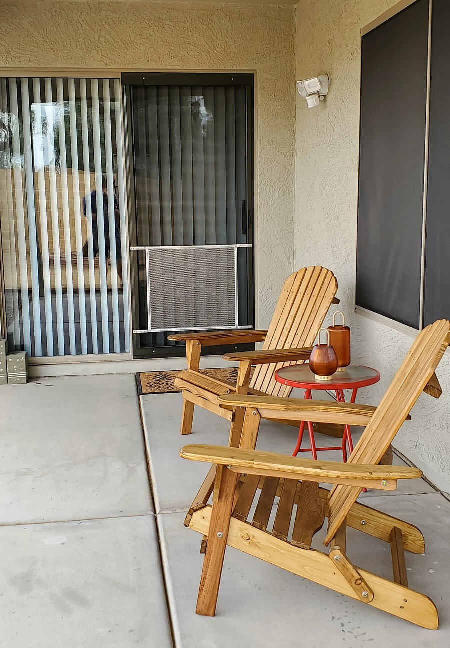 Covered patio.